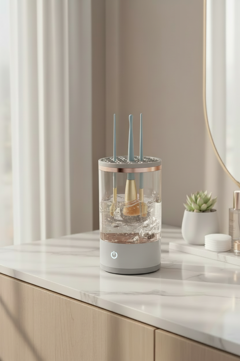 BrushCare™ – Reinigt make-up borstels diep & direct resultaat